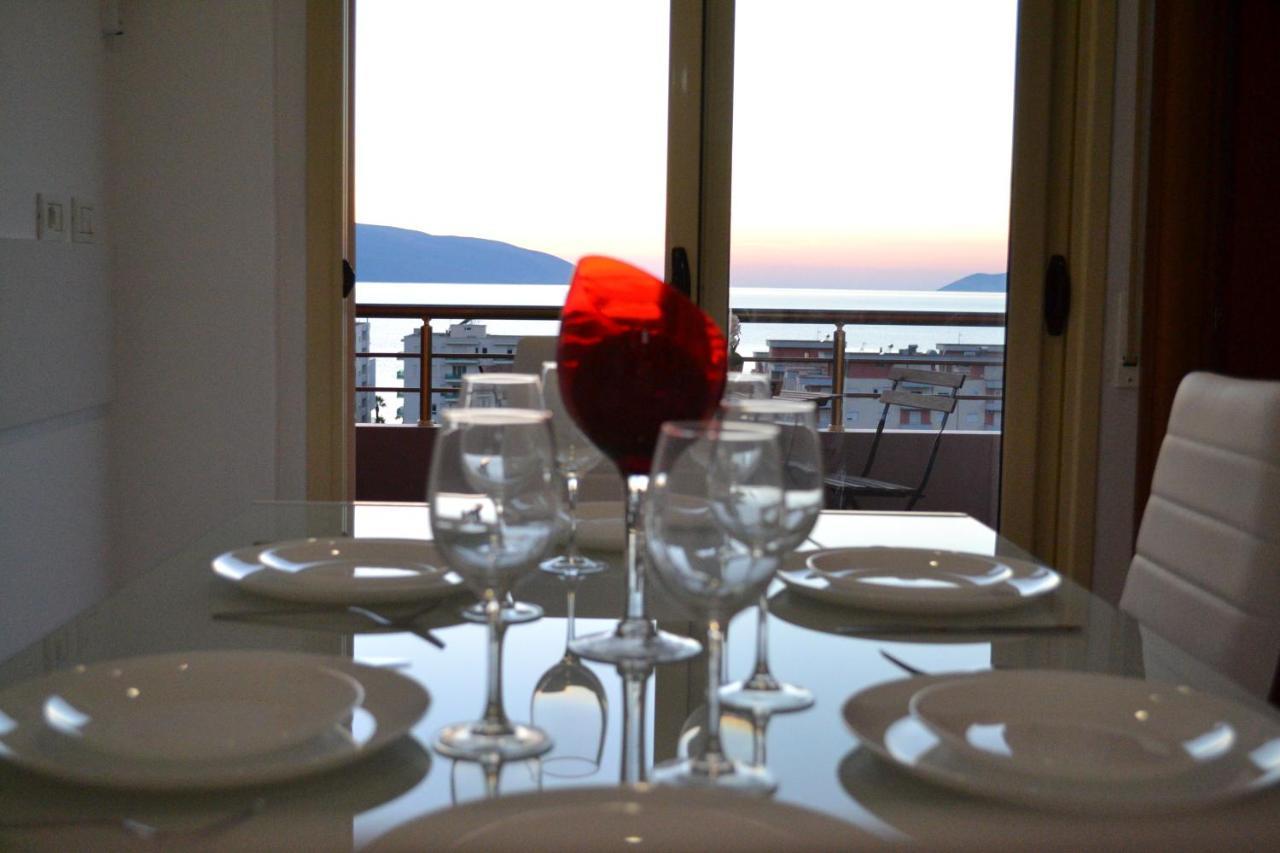 Seaview Penthouse 2 Bedrooms Apartment & Box Garage Vlore Luaran gambar