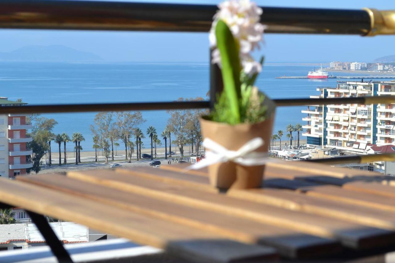 Seaview Penthouse 2 Bedrooms Apartment & Box Garage Vlore Luaran gambar