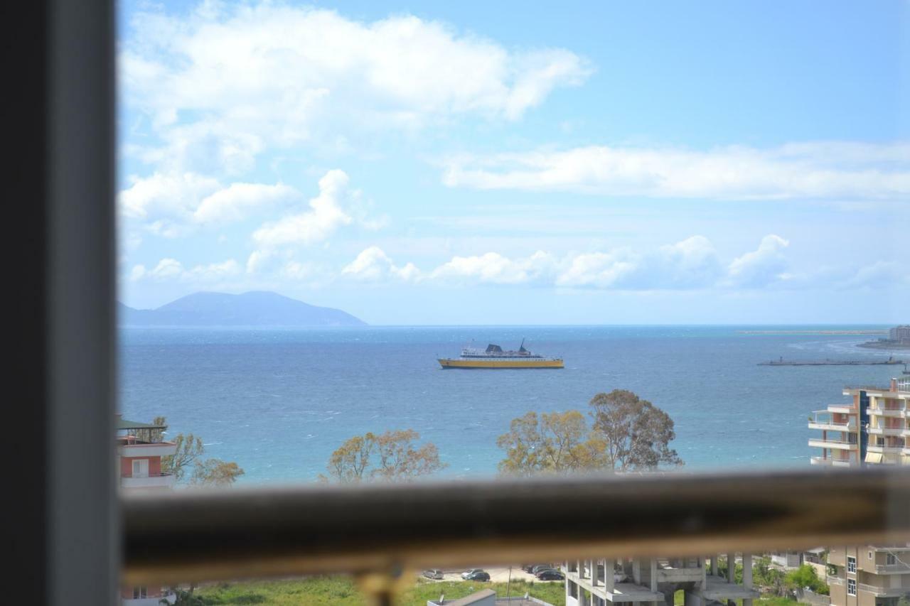 Seaview Penthouse 2 Bedrooms Apartment & Box Garage Vlore Luaran gambar
